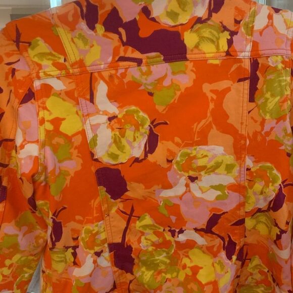Isaac Mizrahi floral jacket size XS - Picture 5 of 7